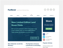 Tablet Screenshot of funrover.com